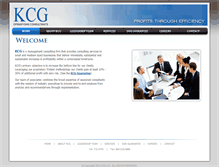 Tablet Screenshot of kcgconsulting.com